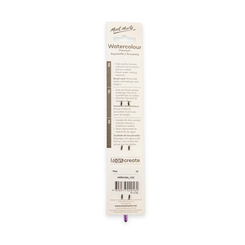 Artist Watercolour Brush Premium Mop 16 - Image 5