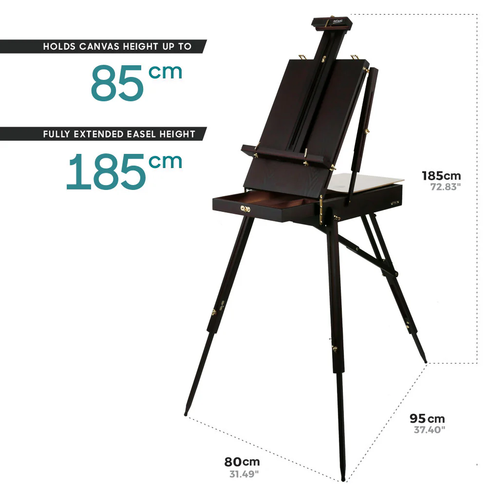 Black French Box Easel Signature - Image 3