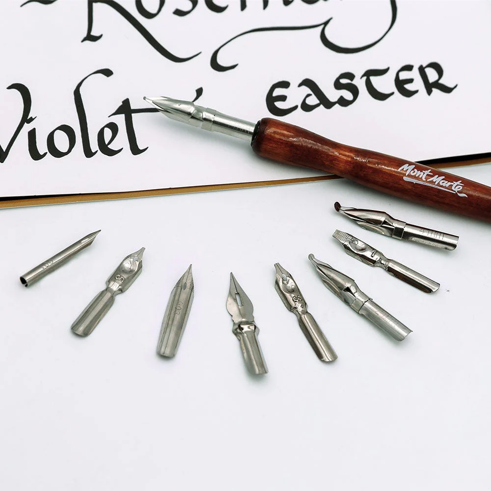 Calligraphy Dip Pen Set Signature 10pc - Image 4