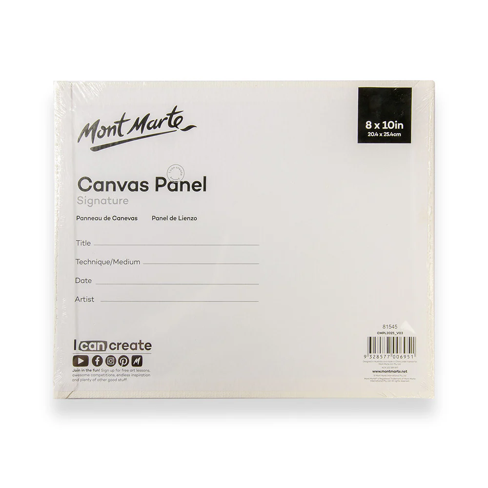 Canvas Panels Signature 2pc 20.4 x 25.4cm (8 x 10in) - Image 4