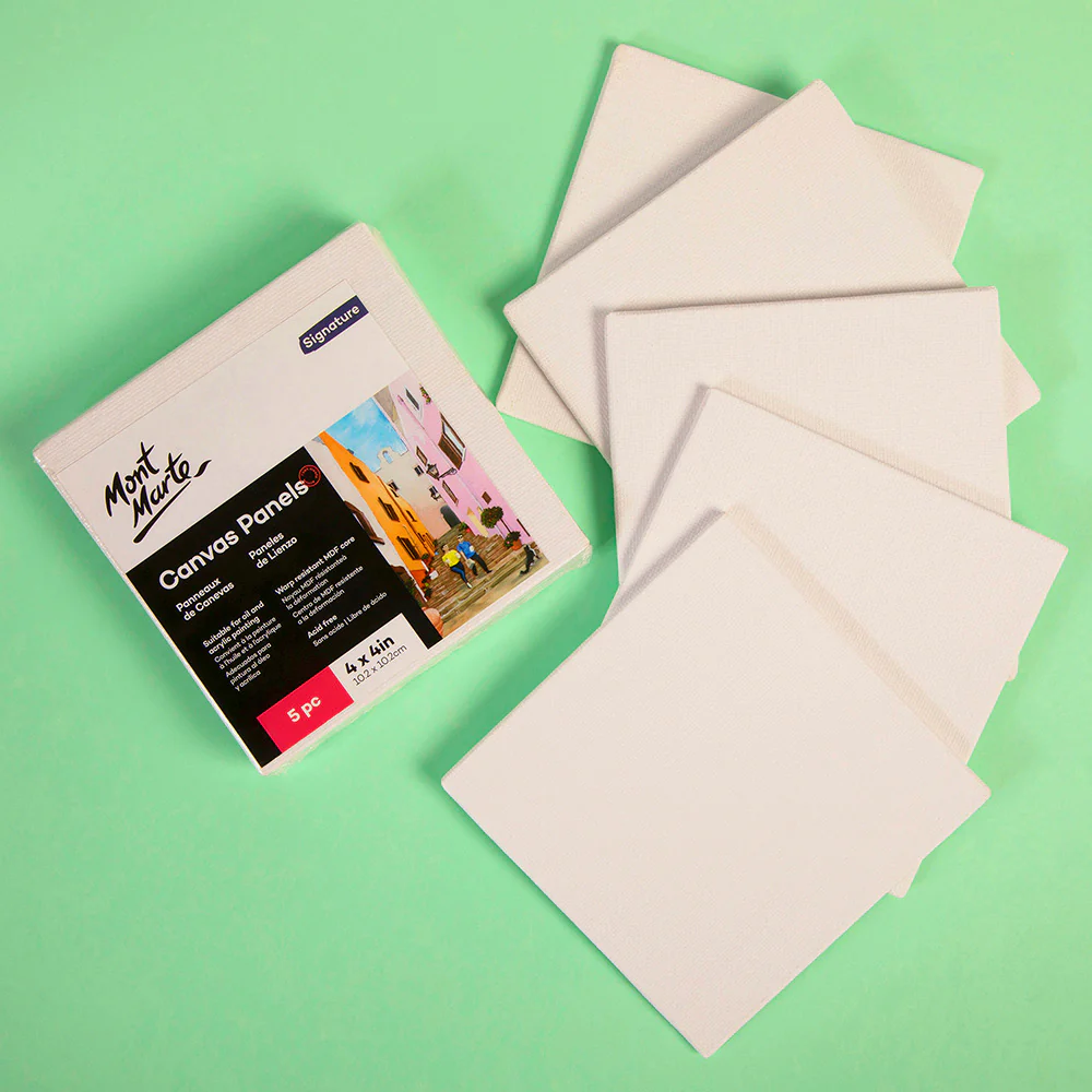 Canvas Panels Signature Pack 5 10.2 x 10.2cm (4 x 4in) - Image 2