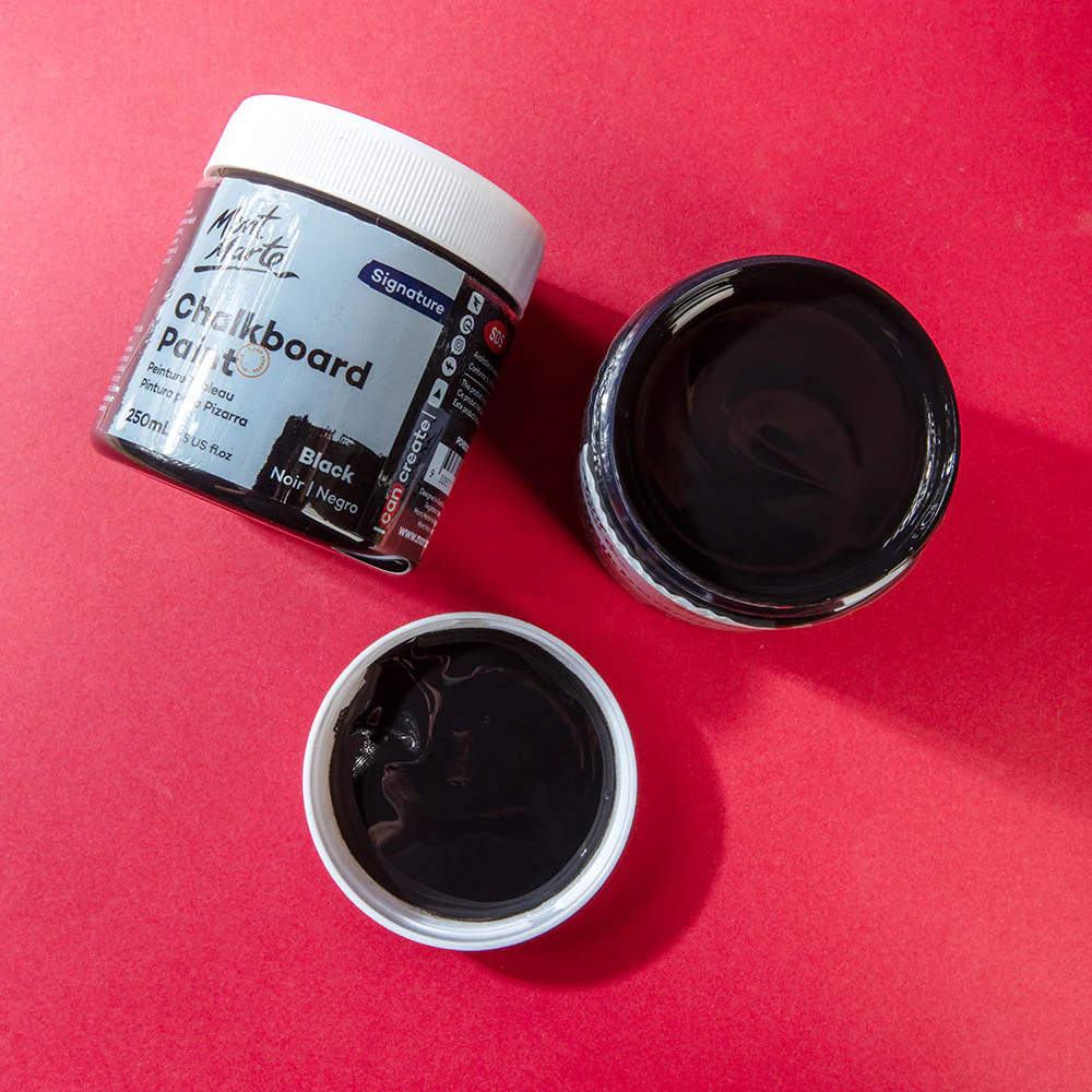 Chalkboard Paint Signature 250ml (8.45oz) - Black - Image 2