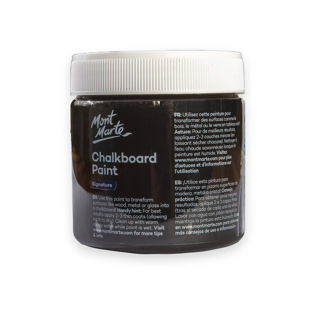 Chalkboard Paint Signature 250ml (8.45oz) - Black - Image 4