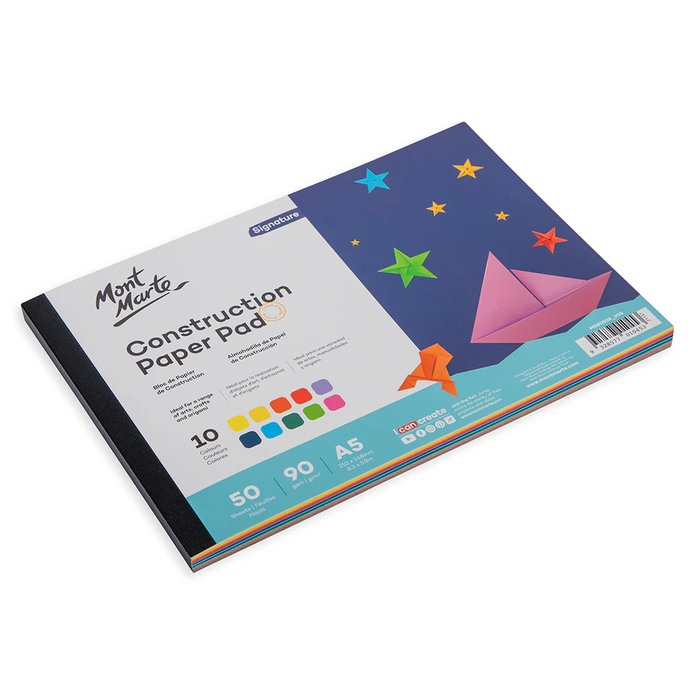 Construction Paper Pad Signature A5 (8.3 x 5.8in) 50 Sheets - Image 3