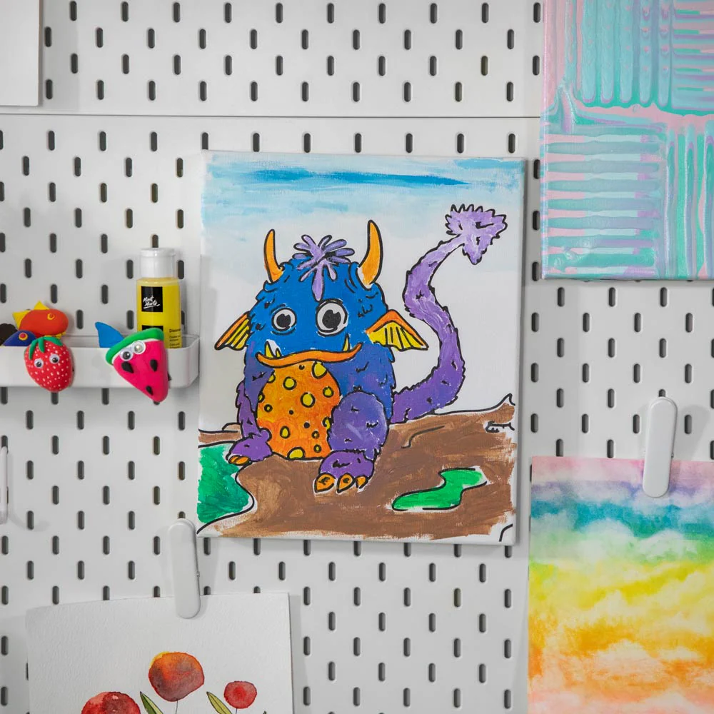 Creative Kids Paint Me Canvas Set 9pc - Monster - Image 10