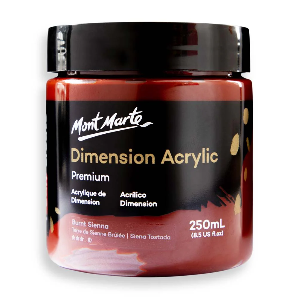 Dimension Acrylic Premium 250ml (8.5 US fl.oz) - Burnt Sienna