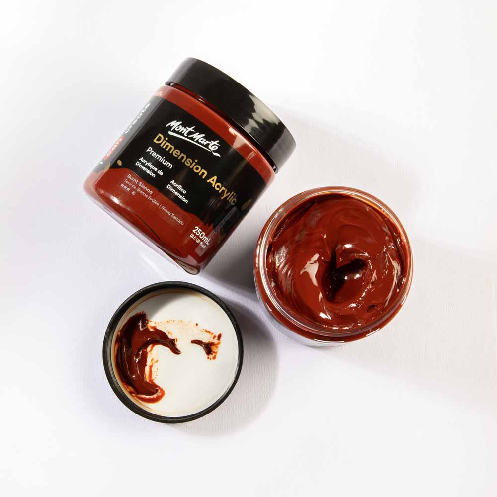 Dimension Acrylic Premium 250ml (8.5 US fl.oz) - Burnt Sienna - Image 4