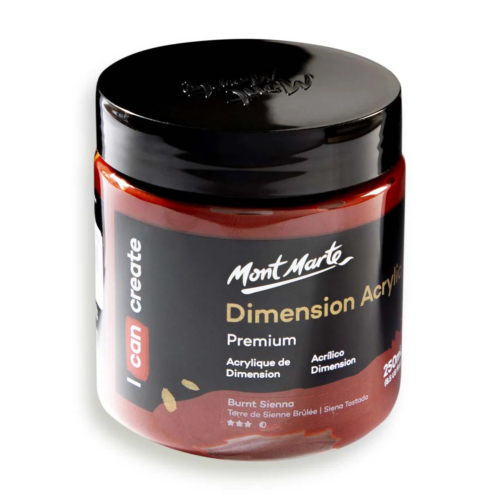 Dimension Acrylic Premium 250ml (8.5 US fl.oz) - Burnt Sienna - Image 5