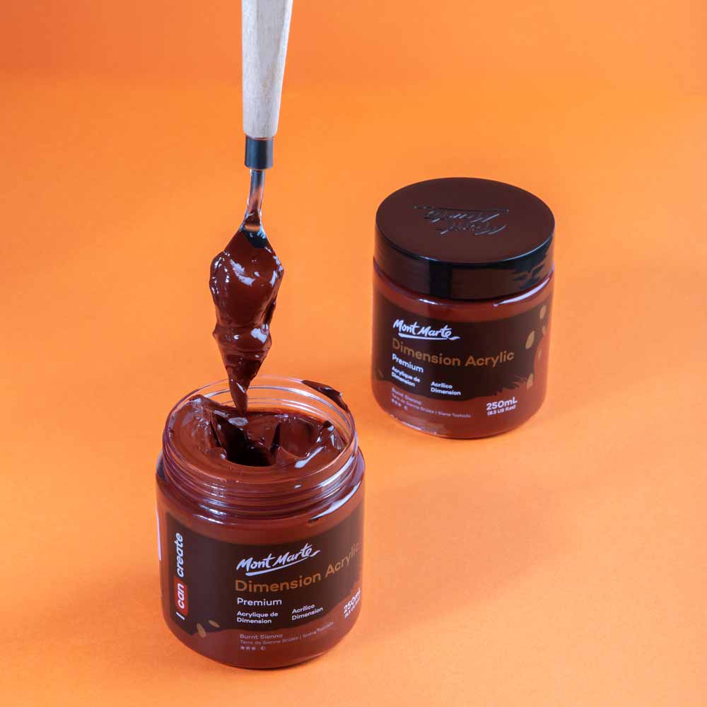 Dimension Acrylic Premium 250ml (8.5 US fl.oz) - Burnt Sienna - Image 6