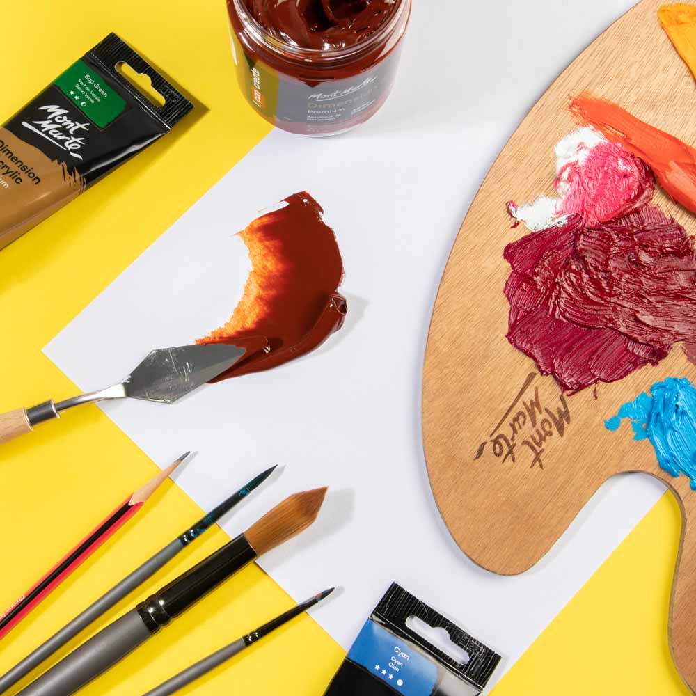 Dimension Acrylic Premium 250ml (8.5 US fl.oz) - Burnt Sienna - Image 8