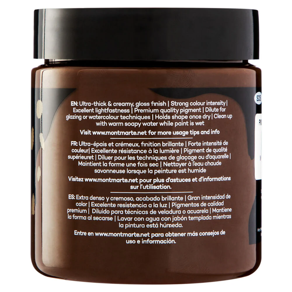 Dimension Acrylic Premium 250ml (8.5 US fl.oz) - Burnt Umber - Image 3