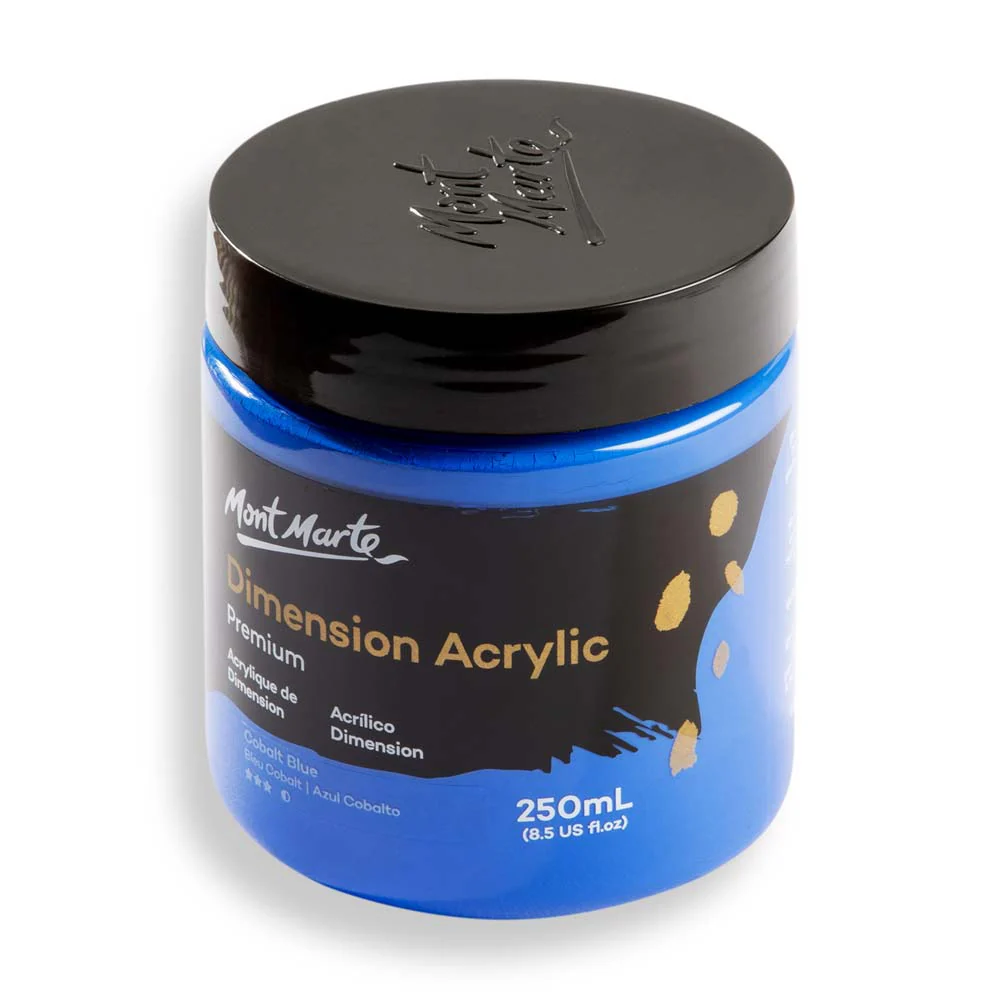 Dimension Acrylic Premium 250ml (8.5 US fl.oz) - Cobalt Blue - Image 4