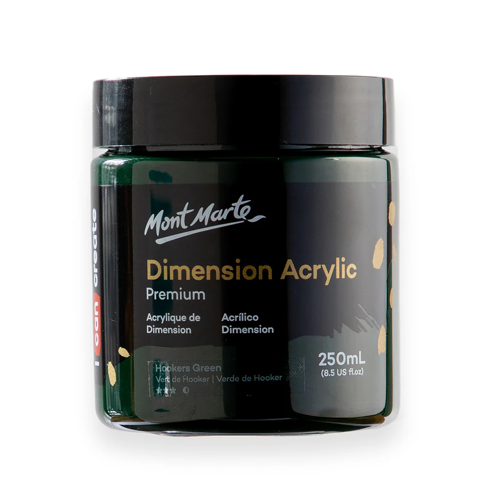 Dimension Acrylic Premium 250ml (8.5 US fl.oz) - Hookers Green Deep