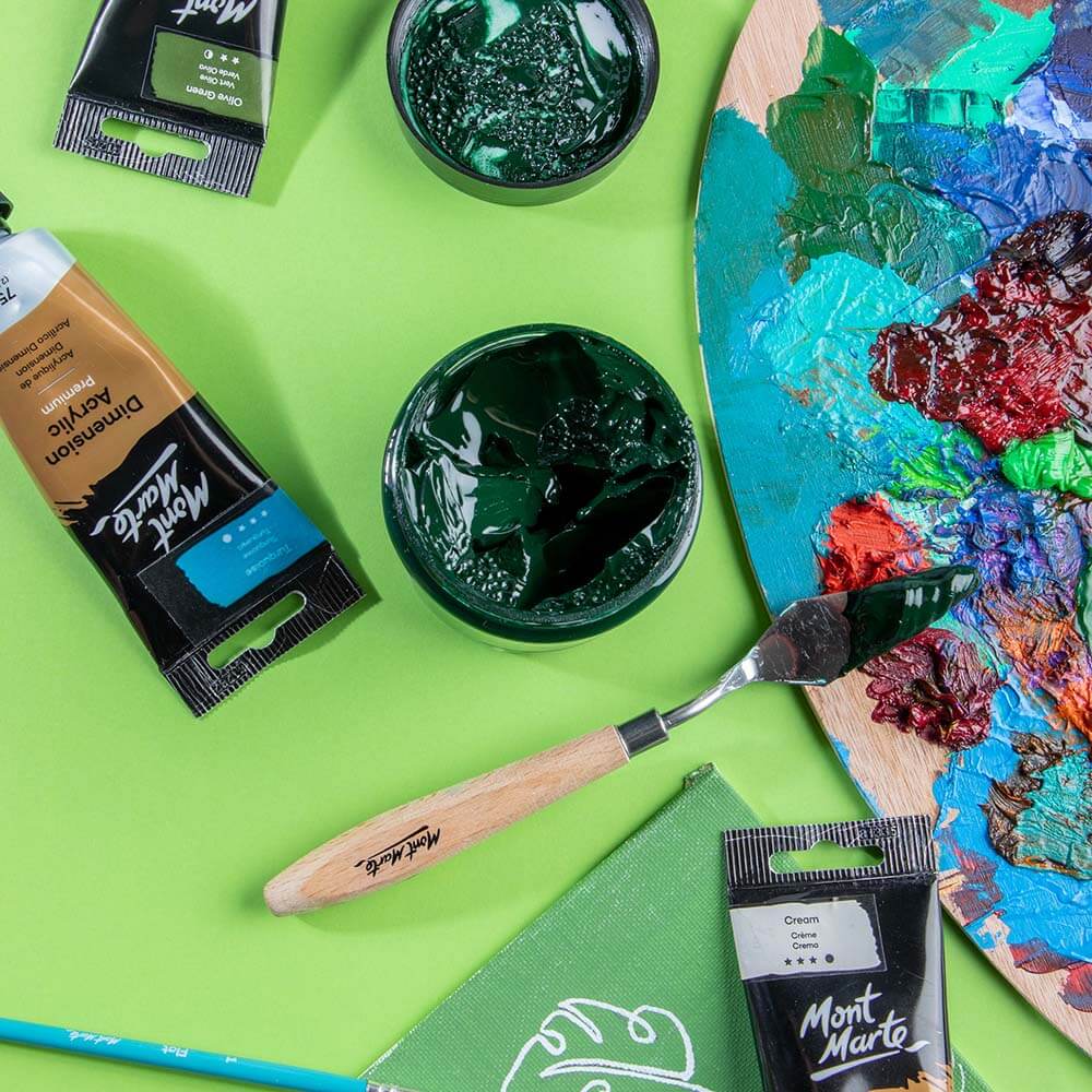Dimension Acrylic Premium 250ml (8.5 US fl.oz) - Hookers Green Deep - Image 6