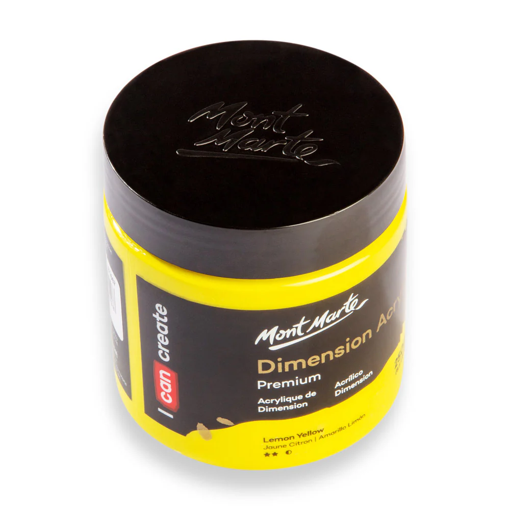 Dimension Acrylic Premium 250ml (8.5 US fl.oz) - Lemon Yellow - Image 2