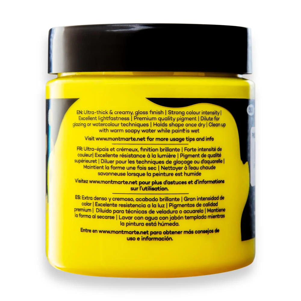 Dimension Acrylic Premium 250ml (8.5 US fl.oz) - Lemon Yellow - Image 4