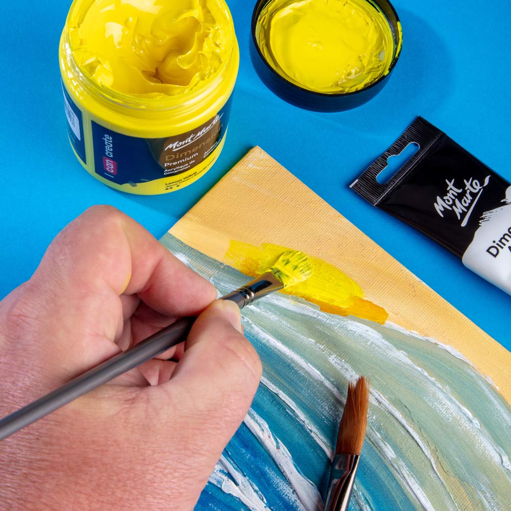 Dimension Acrylic Premium 250ml (8.5 US fl.oz) - Lemon Yellow - Image 7