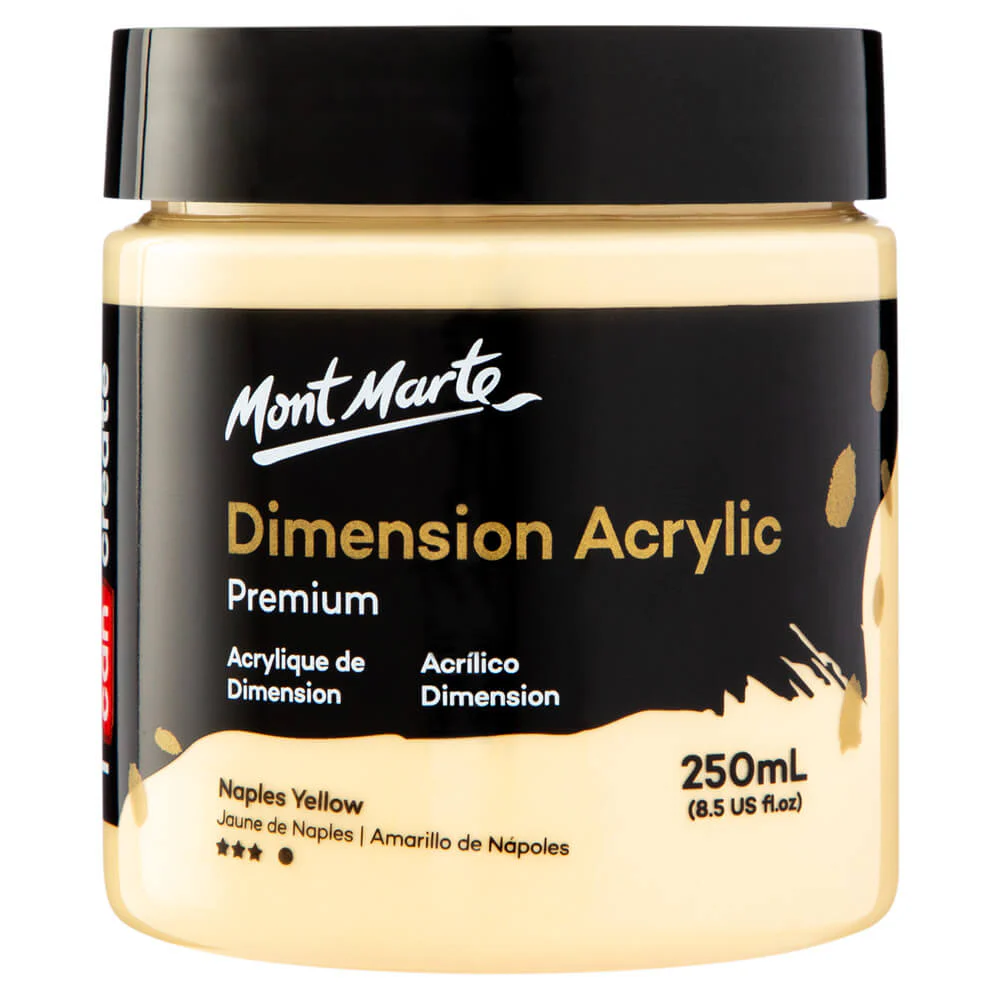 Dimension Acrylic Premium 250ml (8.5 US fl.oz) - Naples Yellow