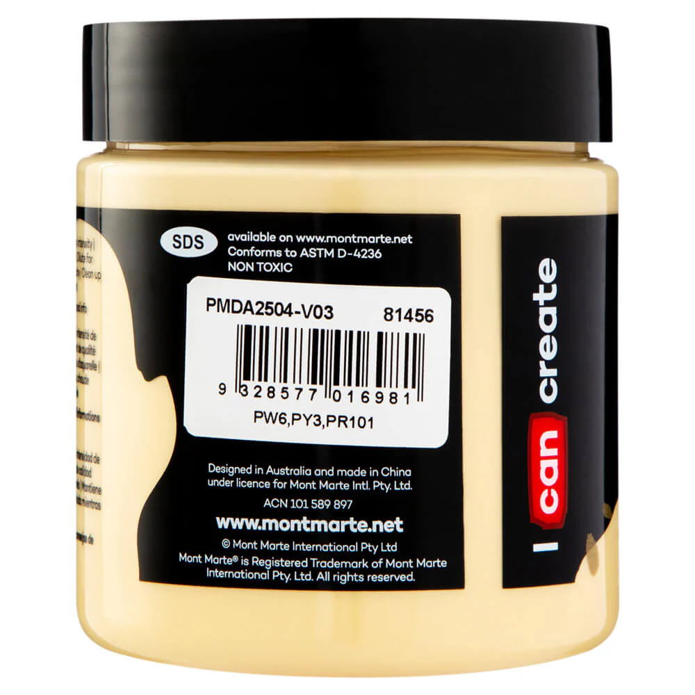 Dimension Acrylic Premium 250ml (8.5 US fl.oz) - Naples Yellow - Image 2