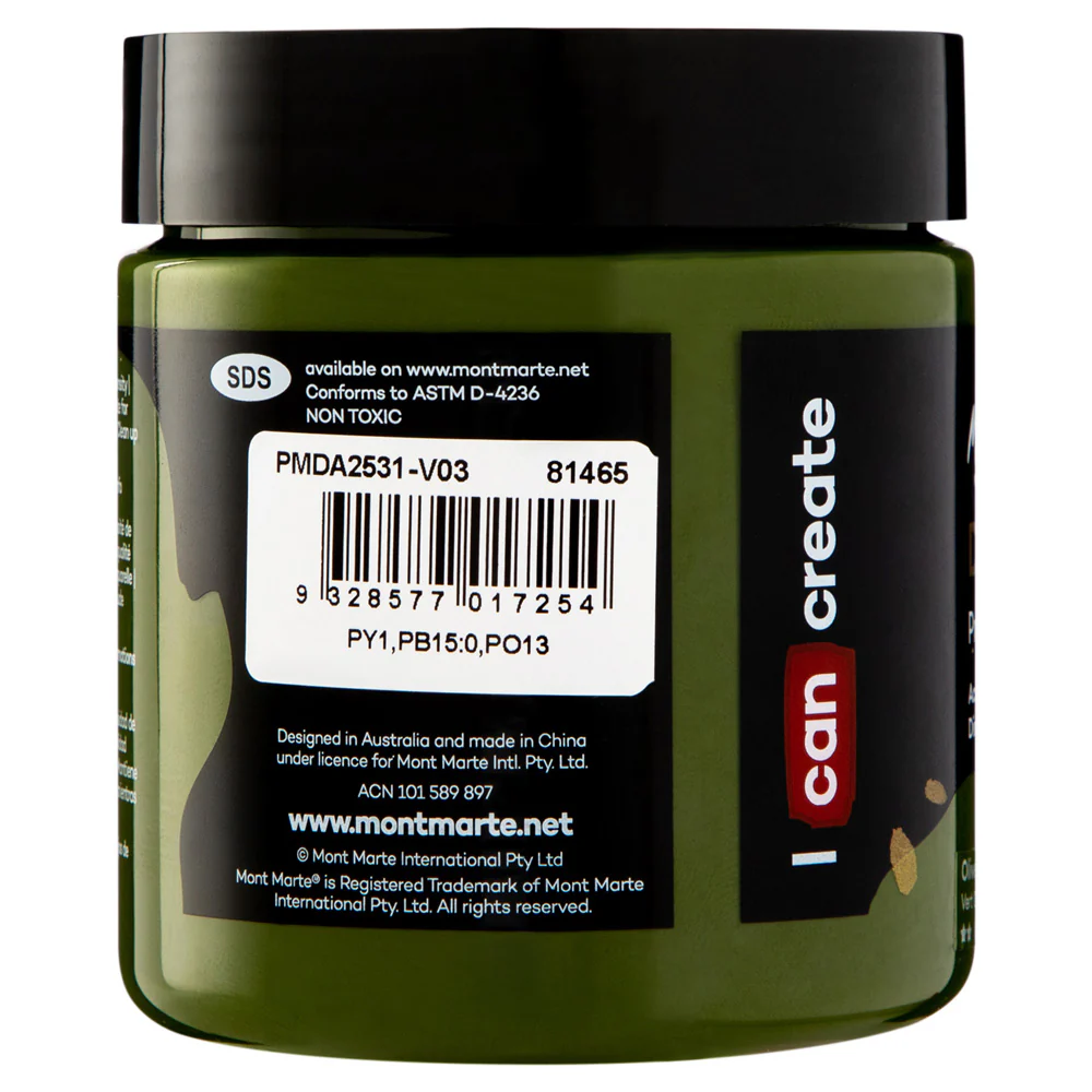Dimension Acrylic Premium 250ml (8.5 US fl.oz) - Olive Green - Image 2