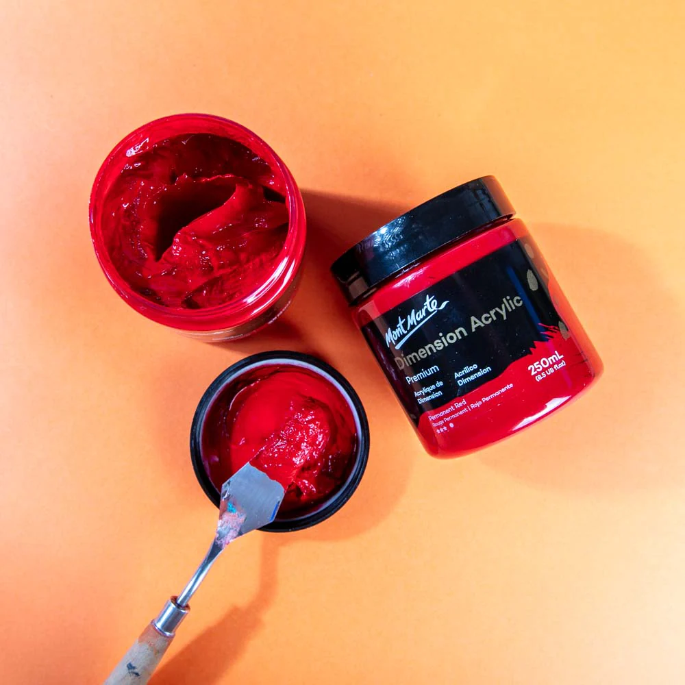 Dimension Acrylic Premium 250ml (8.5 US fl.oz) - Permanent Red - Image 5