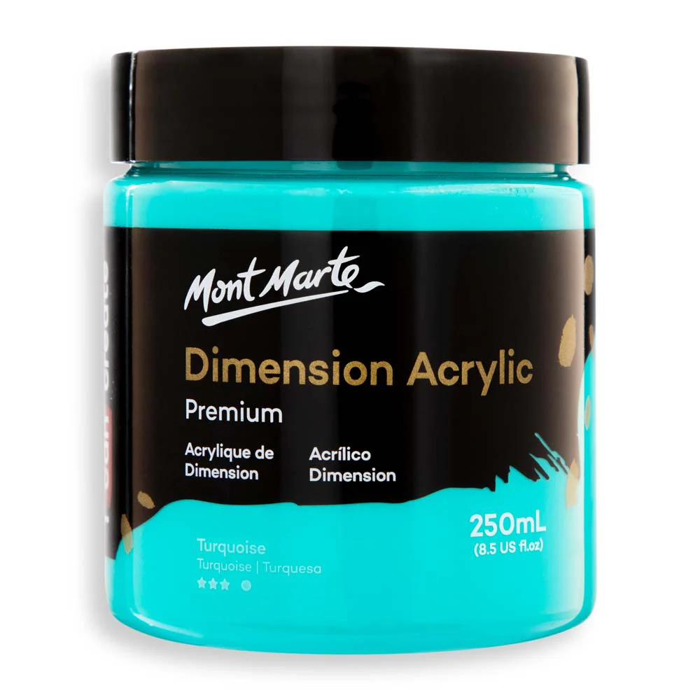 Dimension Acrylic Premium 250ml (8.5 US fl.oz) - Turquoise