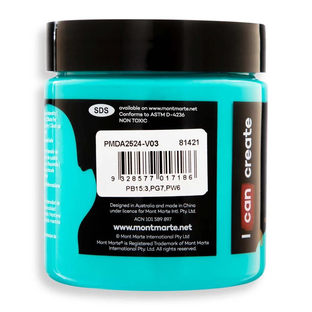 Dimension Acrylic Premium 250ml (8.5 US fl.oz) - Turquoise - Image 2