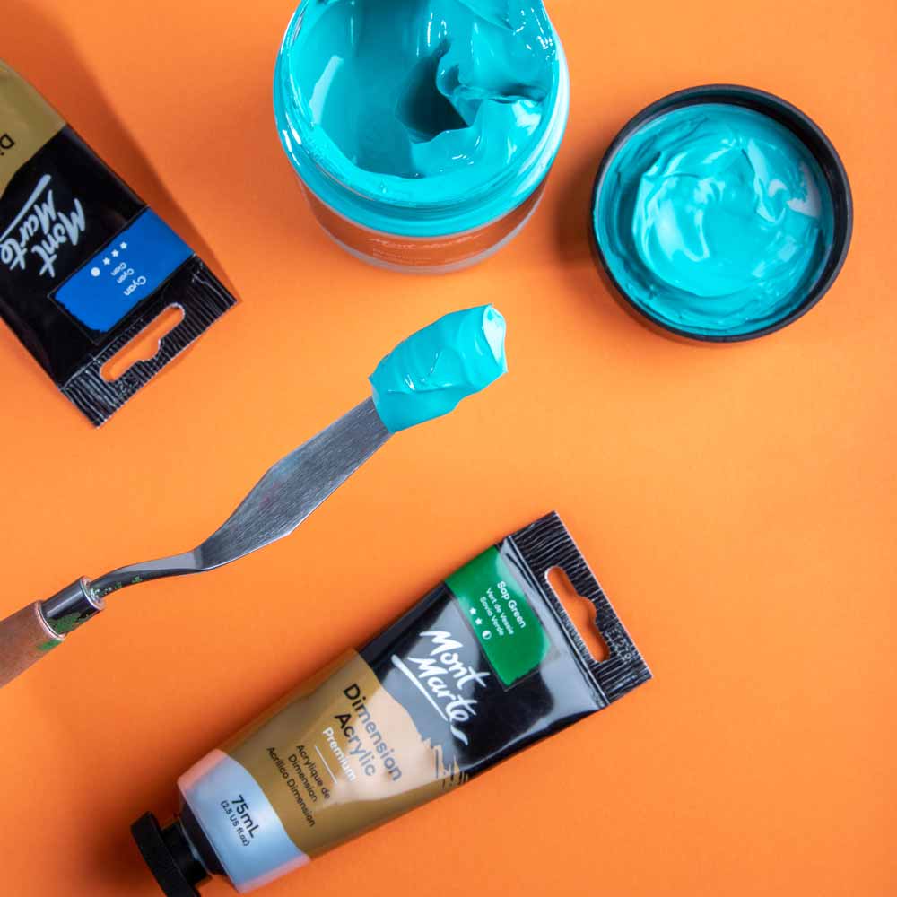Dimension Acrylic Premium 250ml (8.5 US fl.oz) - Turquoise - Image 7