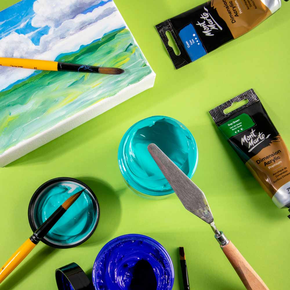 Dimension Acrylic Premium 250ml (8.5 US fl.oz) - Turquoise - Image 8