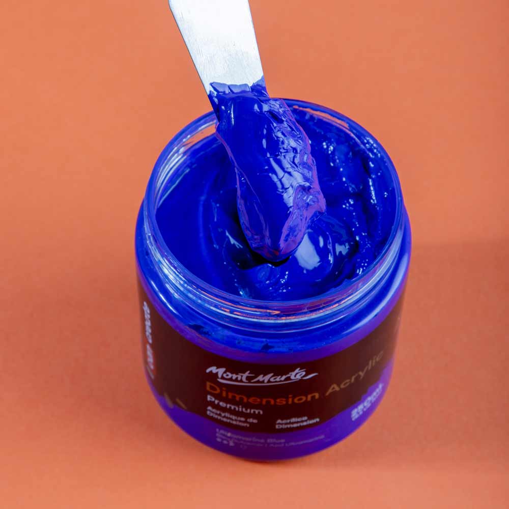 Dimension Acrylic Premium 250ml (8.5 US fl.oz) - Ultramarine Blue - Image 4