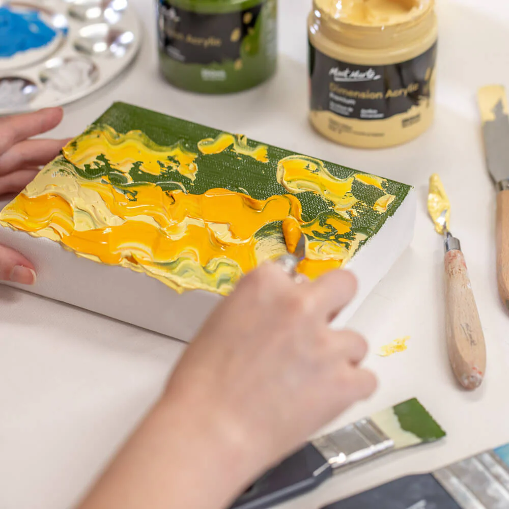 Dimension Acrylic Premium 250ml (8.5 US fl.oz) - Yellow Ochre - Image 6