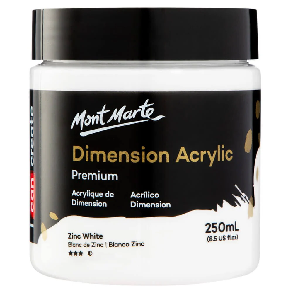 Dimension Acrylic Premium 250ml (8.5 US fl.oz) - Zinc White