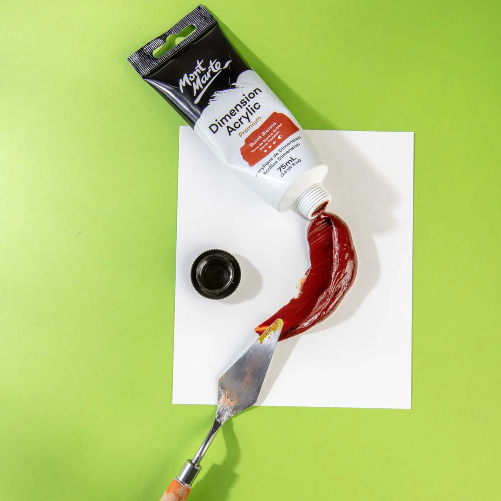 Dimension Acrylic Premium 75ml (2.5 US fl.oz) Tube - Burnt Sienna - Image 2