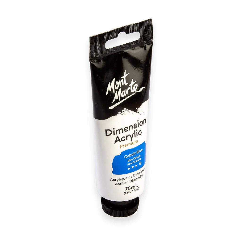 Dimension Acrylic Premium 75ml (2.5 US fl.oz) Tube - Cobalt Blue - Image 3