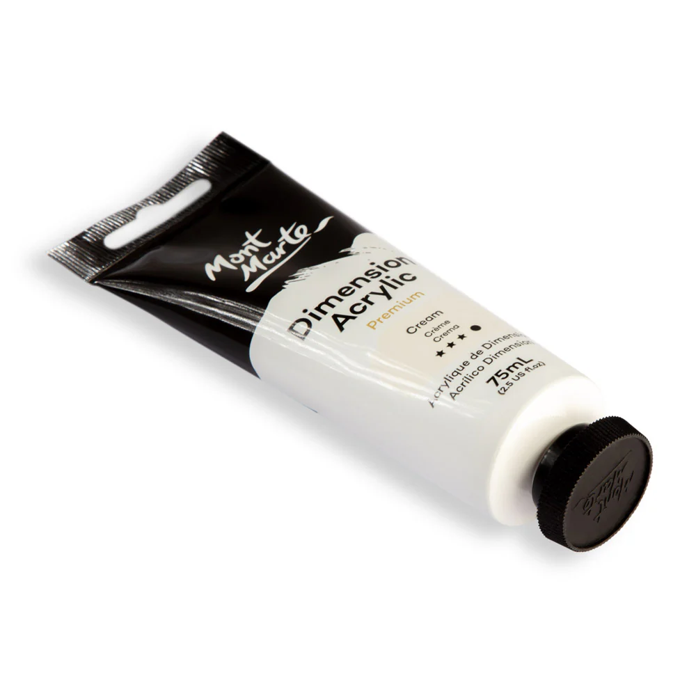 Dimension Acrylic Premium 75ml (2.5 US fl.oz) Tube - Cream - Image 2