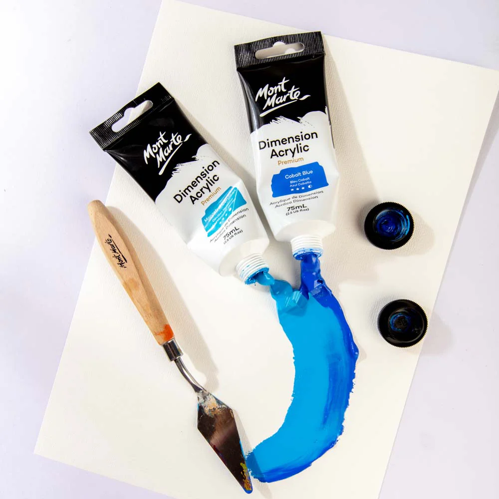 Dimension Acrylic Premium 75ml (2.5 US fl.oz) Tube - Monastral Cerulean - Image 5