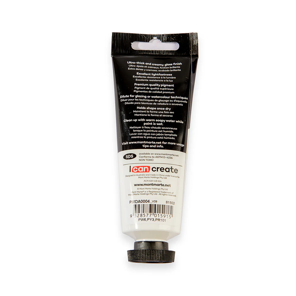 Dimension Acrylic Premium 75ml (2.5 US fl.oz) Tube - Naples Yellow - Image 7