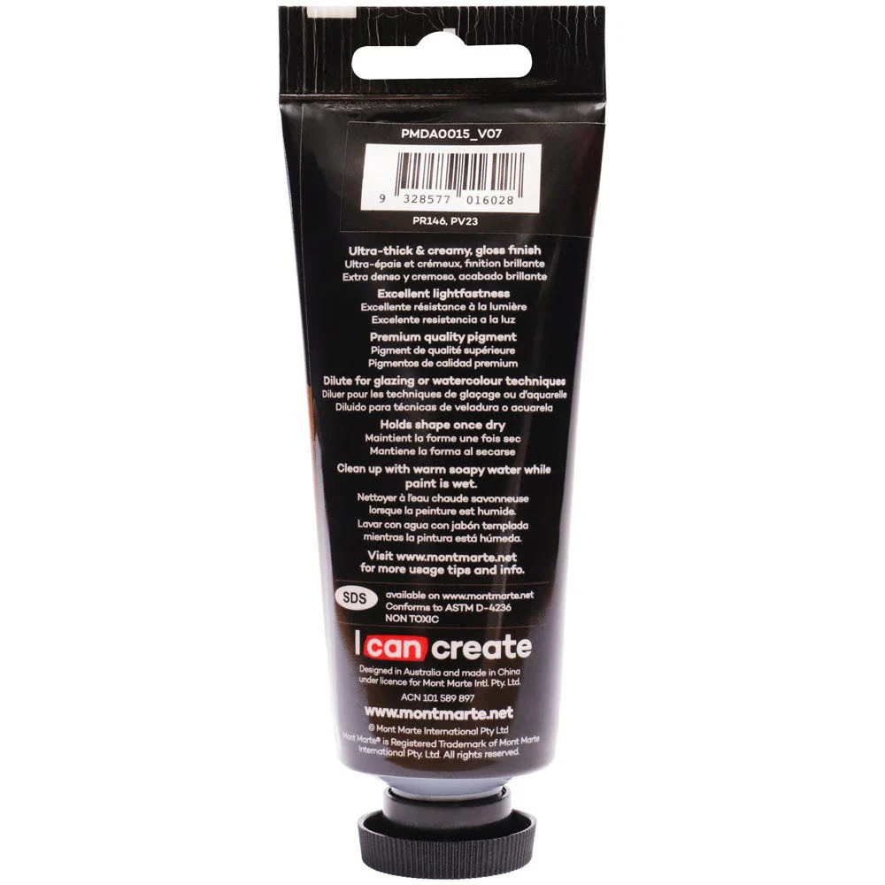Dimension Acrylic Premium 75ml (2.5 US fl.oz) Tube - Old Mauve - Image 3