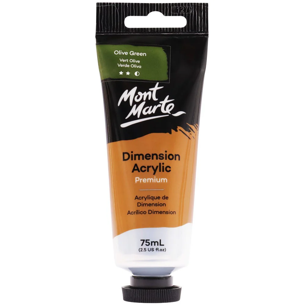 Dimension Acrylic Premium 75ml (2.5 US fl.oz) Tube - Olive Green