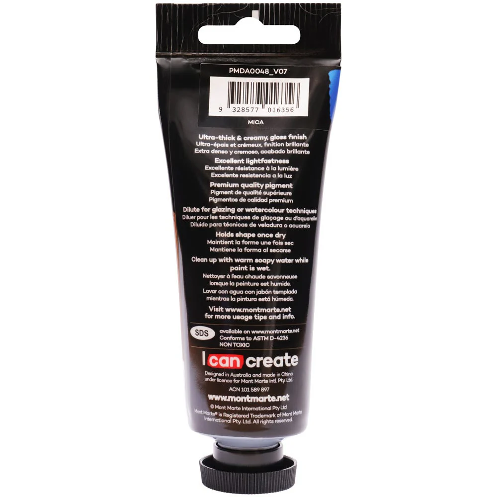 Dimension Acrylic Premium 75ml (2.5 US fl.oz) Tube - Pearl Sapphire - Image 3