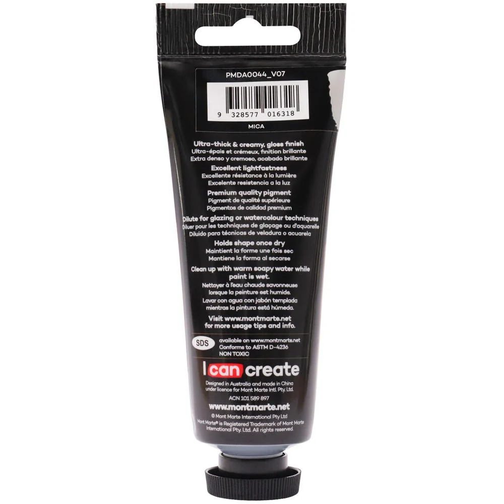 Dimension Acrylic Premium 75ml (2.5 US fl.oz) Tube - Pearl White - Image 3
