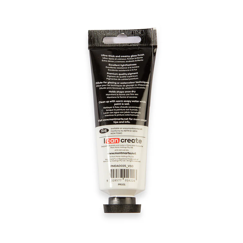 Dimension Acrylic Premium 75ml (2.5 US fl.oz) Tube - Red Ochre - Image 4