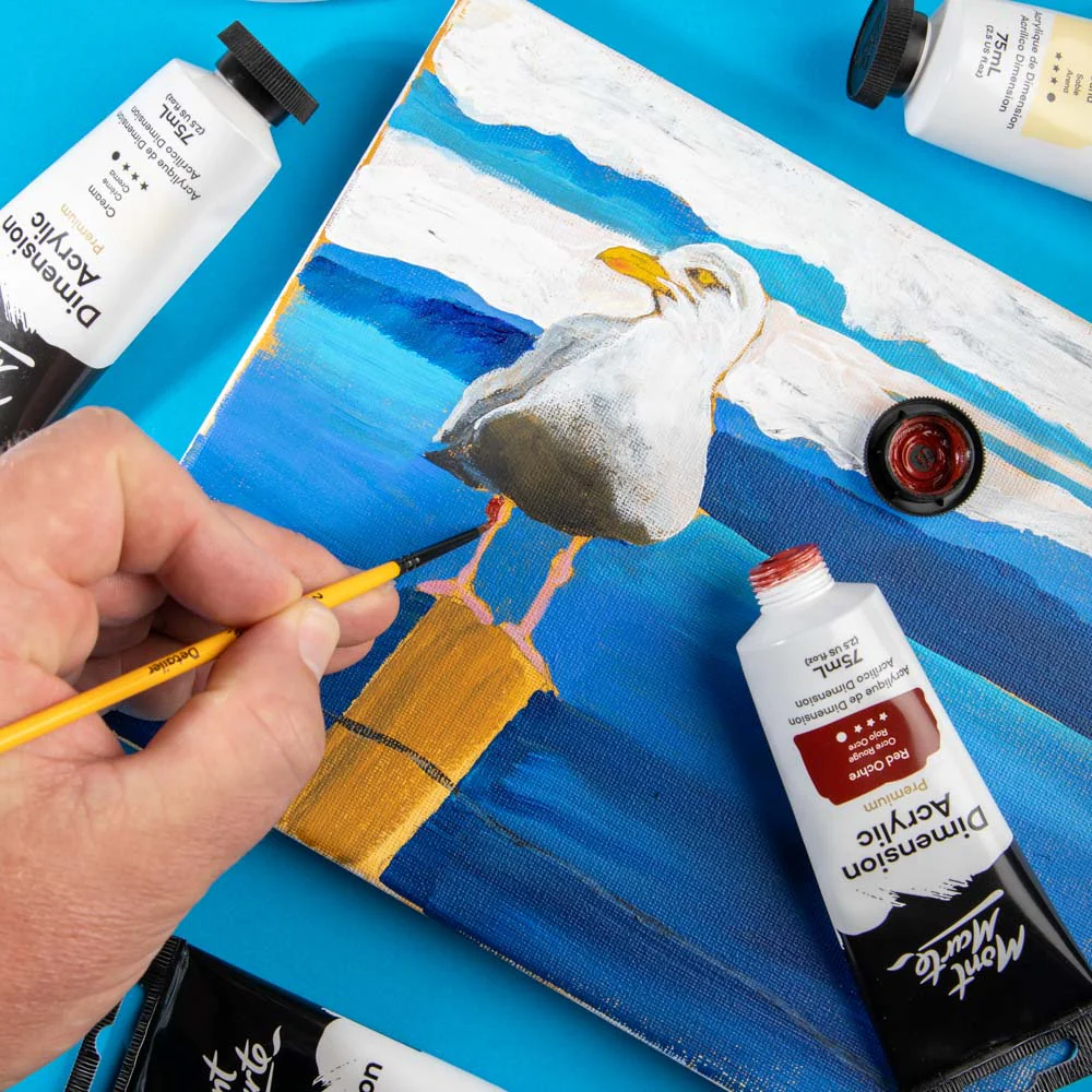 Dimension Acrylic Premium 75ml (2.5 US fl.oz) Tube - Red Ochre - Image 6