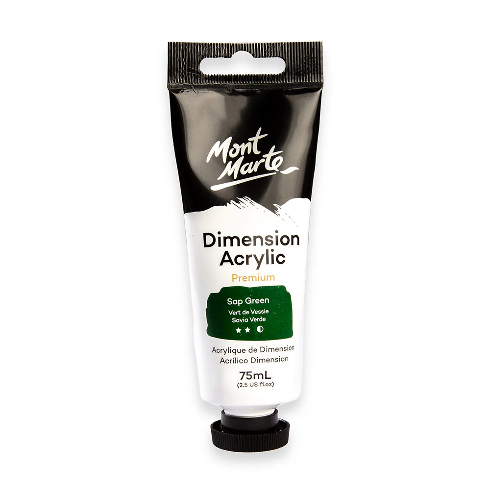 Dimension Acrylic Premium 75ml (2.5 US fl.oz) Tube - Sap Green