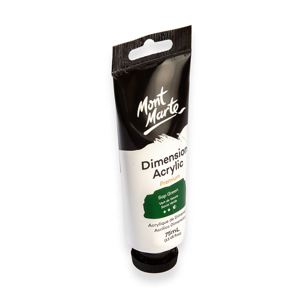 Dimension Acrylic Premium 75ml (2.5 US fl.oz) Tube - Sap Green - Image 3
