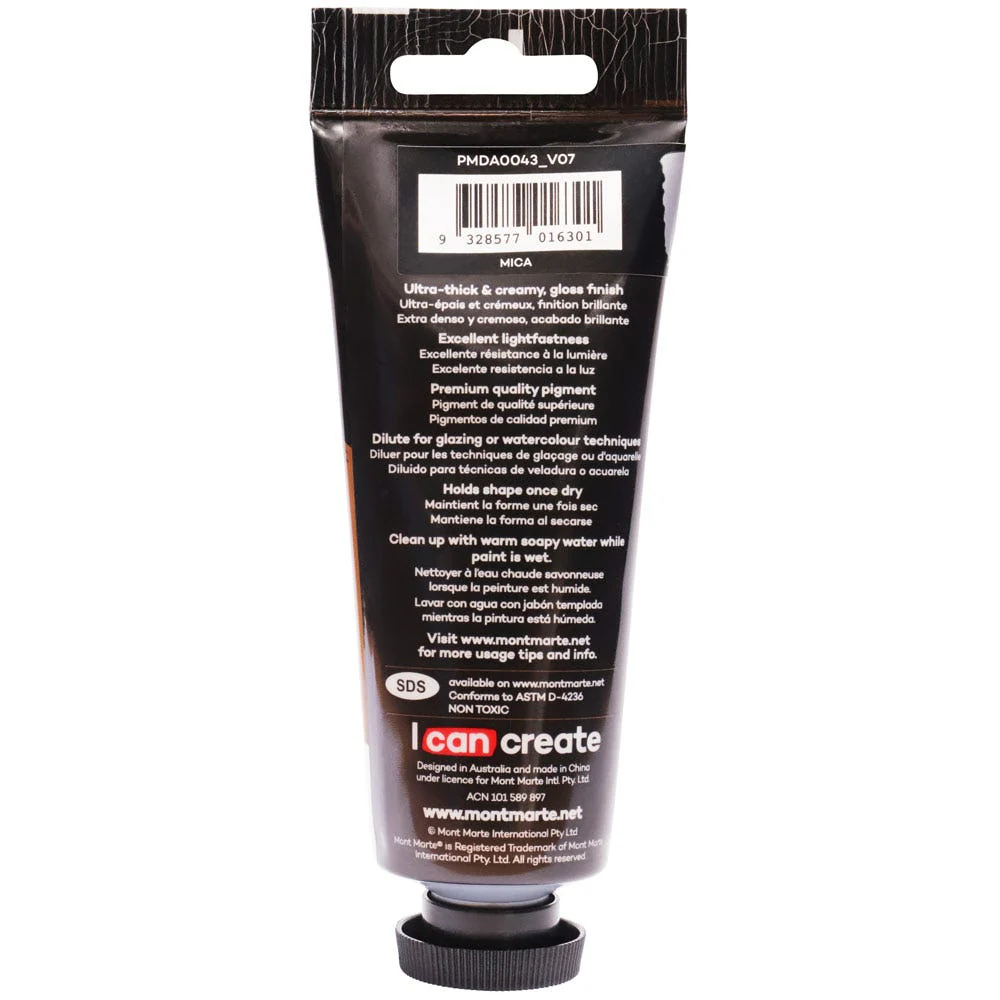 Dimension Acrylic Premium 75ml (2.5 US fl.oz) Tube - Silver - Image 3