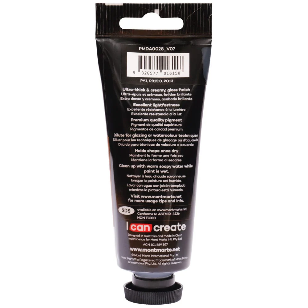 Dimension Acrylic Premium 75ml (2.5 US fl.oz) Tube - Terre Verte - Image 3