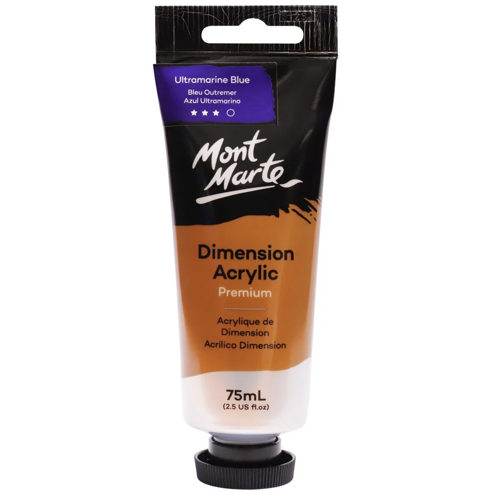 Dimension Acrylic Premium 75ml (2.5 US fl.oz) Tube - Ultramarine Blue