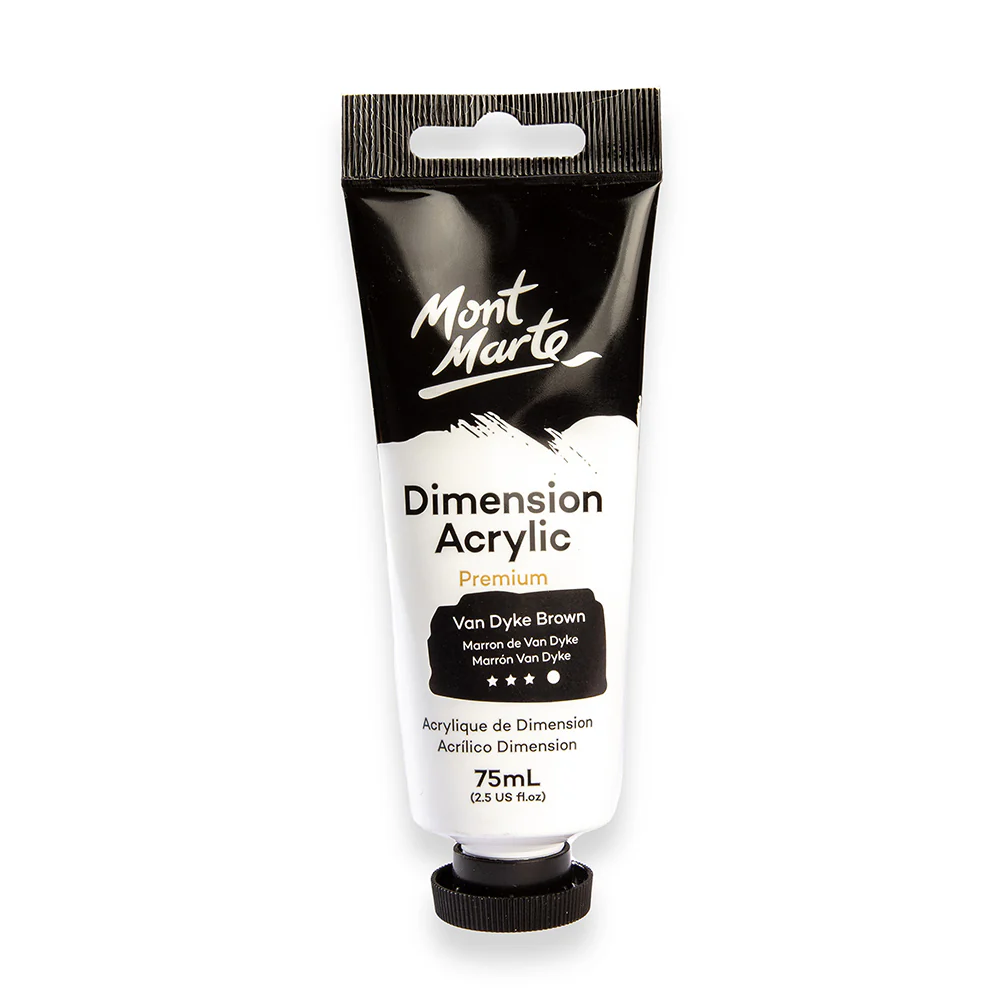 Dimension Acrylic Premium 75ml (2.5 US fl.oz) Tube - Van Dyke Brown