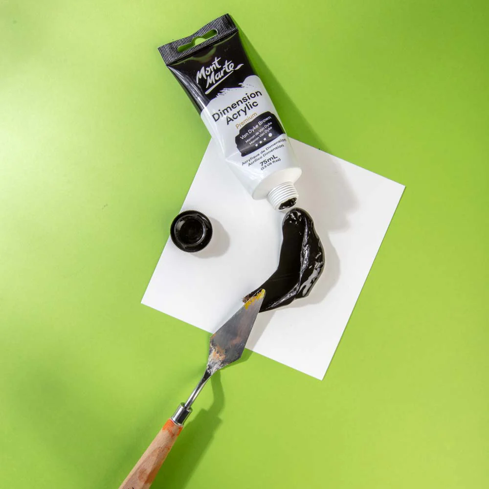 Dimension Acrylic Premium 75ml (2.5 US fl.oz) Tube - Van Dyke Brown - Image 2